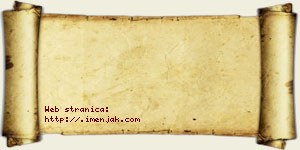 Dimitrije Orlović vizit kartica